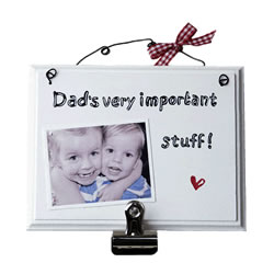 Photo On Canvas Clip Sign Red Gingham