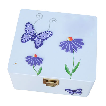 Lilac Butterfly KeepsakeBox