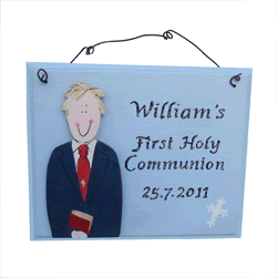First Holy Communion </br>Rosary Plaque
